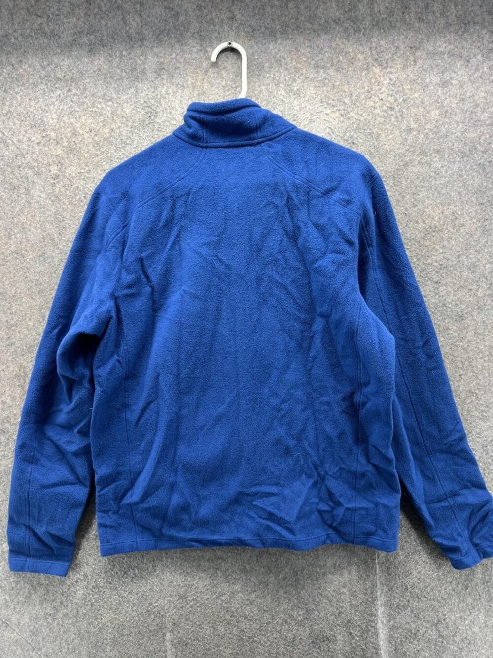 L.L.Bean Jacket Mens Medium Blue Mountain Trail Fleece Full Zip Outdoor Winter - Picture 9 of 11
